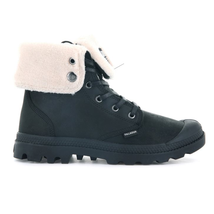 Palladium Baggy Leather ESS WPS Laarzen Dames Zwart | NL 97KYADW